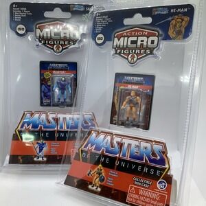 Lot of New Masters of The Universe Worlds Smallest Micro Figures He-Man Skeletor